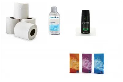 Ce n'est pas parce qu'on est en situation de survie qu'il faut négliger l'aspect hygiène ! Dans mon sac, on trouve...