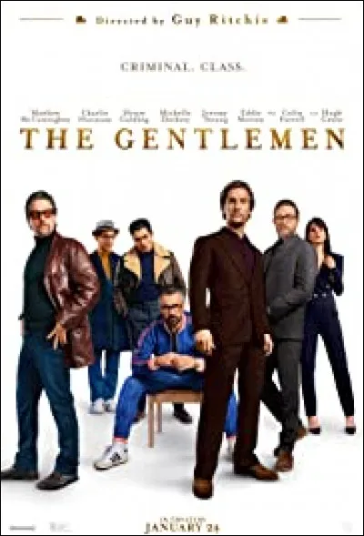 Quel est le nom du personnage qu'il interprète dans "The Gentlemen" (2019) ?