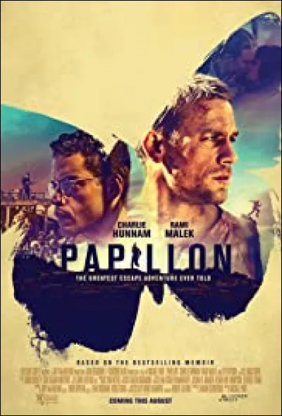 Quel est le nom du personnage qu'il interprète dans "Papillon" (2017) ?