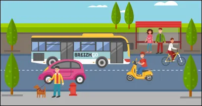 Quand tu te déplaces en transport cela doit être :