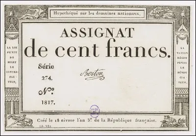 1795-1803 : l'assignat se fait le chantre d'une nouvelle époque. On compte alors en ...