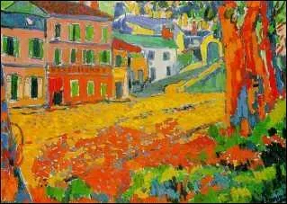 Qui a peint cette toile intitule 'Restaurant de la machine  Bougival' ?