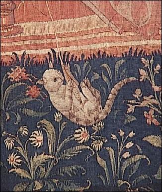 Ce chat jouant avec un cheveau de fil, est reprsent dans une tapisserie du dbut du XVIe sicle  La tenture de la vie seigneuriale . Dans quel muse parisien est-elle conserve ?