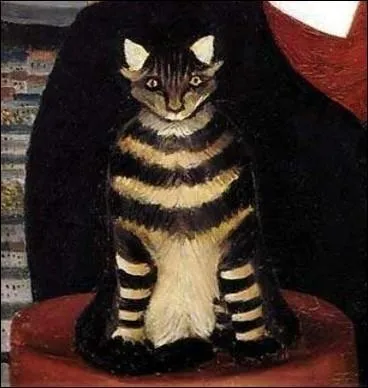 Ce drle de chat est reprsent sur un portrait peint en 1891 par Henri Rousseau, dit le Douanier Rousseau. Qui est reprsent sur ce portrait ?