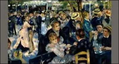 Qui a peint ce tableau intitulé "Bal du moulin de la Galette" ?