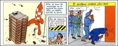 M. Baxter, par ailleurs directeur compétent, s'y connaît-il vraiment en outillage : que préconise-t-il pour ouvrir la porte de la fusée ?
