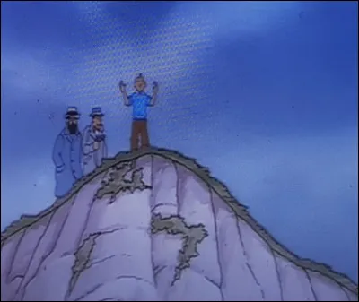Ils ordonnent à Tintin de sauter. Mais que se passe-t-il ?