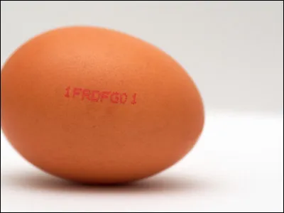 Le premier chiffre marqué sur un uf désigne son mode d'élevage. Quel chiffre correspond à l'agriculture biologique ?