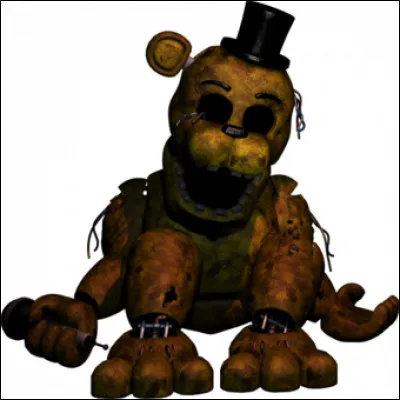 Qui habite le costume du personnage "Fredbear" ?