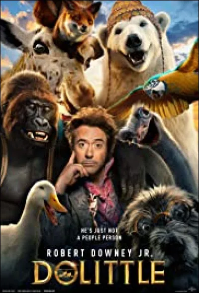Quel est le nom du personnage qu'il interprète dans "Le Voyage du Dr Dolittle" (2020) ?