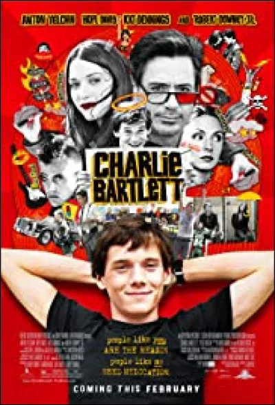 Quel est le nom du personnage qu'il interprète dans "Charlie Bartlett" (2007) ?