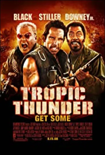 Quel est le nom du personnage qu'il interprète dans "Tonnerre sous les tropiques" (titre original : "Tropic Thunder") (2008) ?