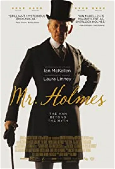 Quel est le nom du personnage qu'il interprète dans "Mr. Holmes" (2015) ?