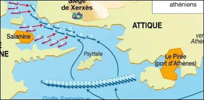 Xerxès, pour venger l'honneur de son père, pénètre en Grèce à son tour en -480. Bataille des Thermopyles, mise à sac d'Athènes puis bataille de...