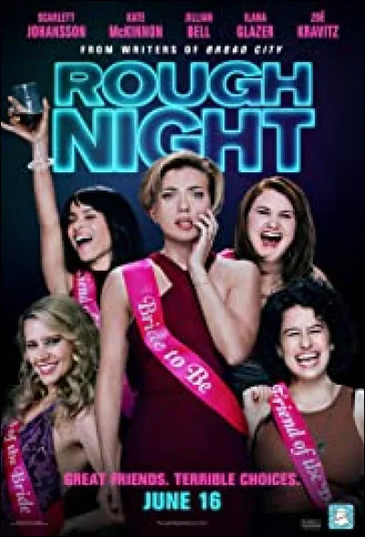 Quel est le nom du personnage qu'elle interprète dans "#Pire Soirée" (titre original : "Rough Night") (2017) ?