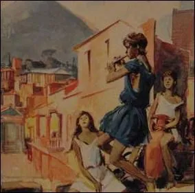 Quel est le nom de la jeune magicienne dans Les Enfants de Pompe ?