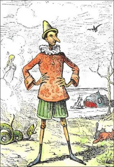 Quel personnage de marionnette se mettant  vivre Carlo Collodi a-t-il cr ?