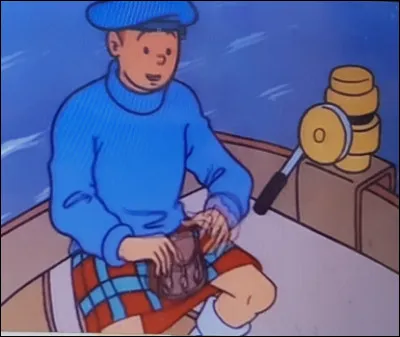 Comment Tintin s'est-il procuré ce bateau  ?