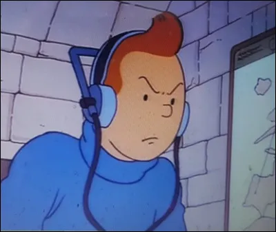 Que dit Tintin lors de son SOS ?