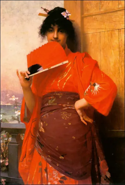Enseignant à l'Académie Julian, il rivalise avec William Bouguereau pour les nus féminins. Il a également peint les plafonds de l'hôtel Vanderbilt à New York et ...Une Japonaise (1882).