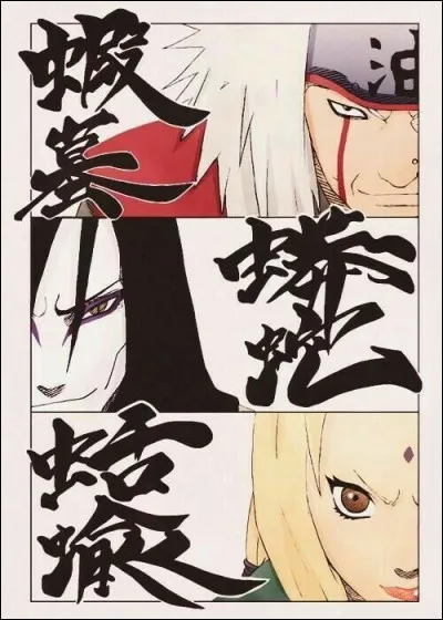 Qui a nommé Jiraiya, Tsunade et Orochimaru "les trois Senin (ninjas) légendaires" ?