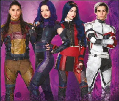 Qui sont les 4 enfants qui ont été choisis de l'Île de l'Oubli pour venir à Auradon ?