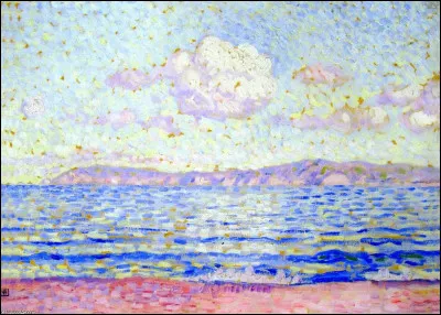 À qui doit-on cette peinture de l'Île du Levant ?