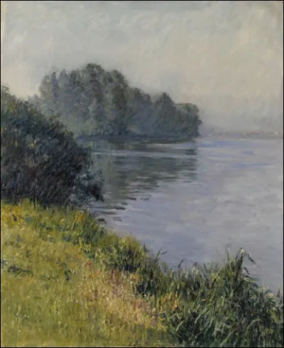 Qui a peint "La Seine à l'Île Marante par temps brumeux" ?