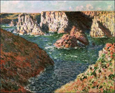 Qui a peint "Les Rochers de Belle-Île" ?