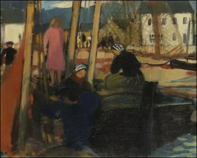 À qui doit-on "Le Port de l'île Tudy au soleil" ?