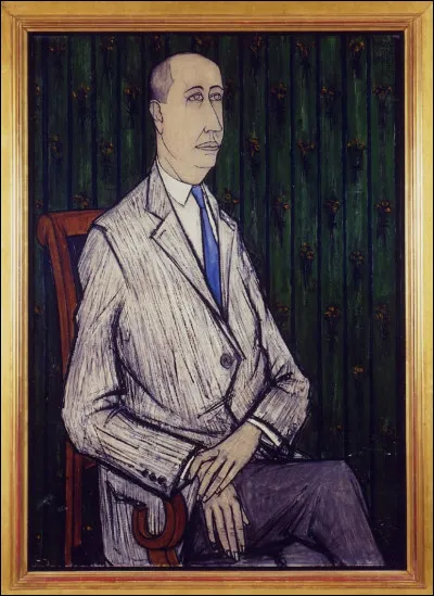 Quel peintre a fait le portrait de Christian Dior, vêtu de sa luxueuse cravate ?