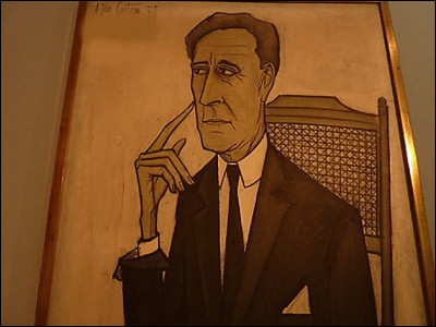 Qui a réalisé le portrait de ce monsieur portant une cravate qui se nommait Jean Cocteau ?