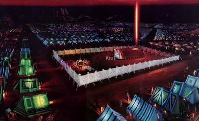 Le sanctuaire tait ...