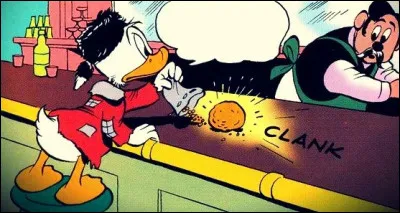 Qui a volé la pépite uf d'oie de Picsou lorsqu'il cherchait de l'or au Klondike ?
(C'est une grosse pépite d'or).