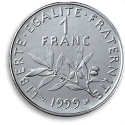 Fr comme "franc", en quelle année, notre monnaie française a-t-elle été remplacée par l'euro ?