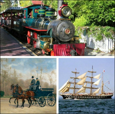 Quel moyen de transport empruntent-ils pour aller à Paris ?