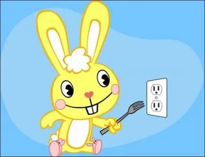 Cet attendrissant lapin ce nomme :