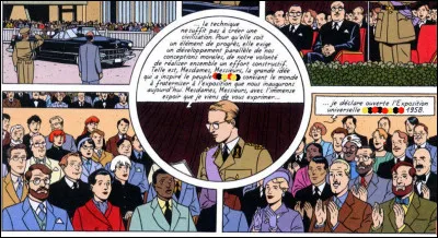 C'est à la fin de cette aventure que nous assistons à un discours historique : qui le prononce et pour quelle occasion ?