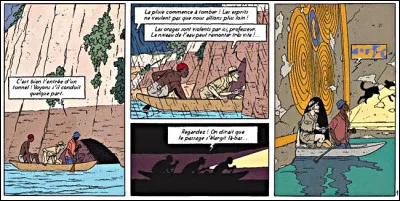 L'aventure commence par l'exploration de l'archéologue [son nom ?] professeur de l'Université de Munich. Comment exprime-t-il son étonnement ?