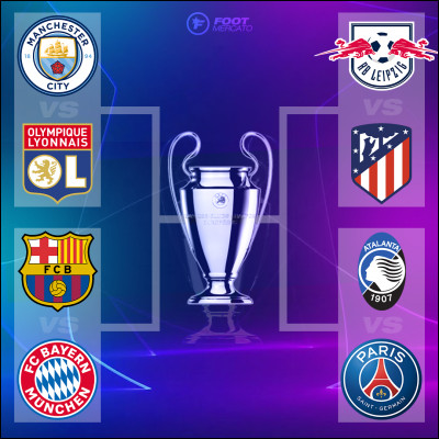 Quelle équipe n'est pas dans le final 8 de la Ligue des Champions 2020 ?