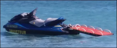Sur ce jet-ski, des maîtres-nageurs sauveteurs. Quel en est le numéro ?