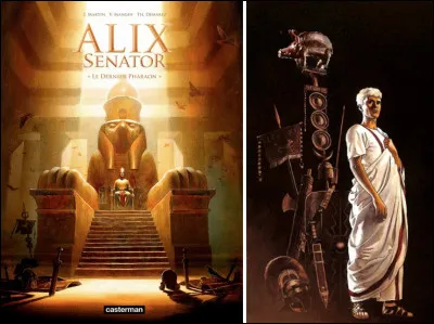 "Le Dernier Pharaon" > Le 2e opus d'"Alix Senator" se joue en Égypte. N'y a-t-il pas un détail qui vous choque sur la 4e de couverture (image de droite) ?