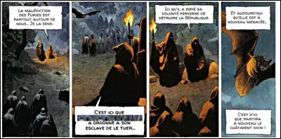 Dans "La Conjuration des Rapaces", il est fait allusion à un autre évènement historique de la fin de la République Romaine : complétez le texte de la case 2 !