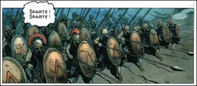 Les Spartiates - sachant compter sur leurs phalanges - portent un bouclier marqué d'un "L" ("lambda") : pour quelle raison ?