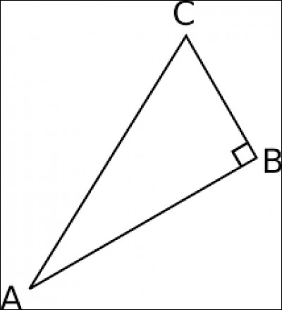 Dans le triangle ABC, en prenant l'angle CÂB, le côté adjacent est AB.