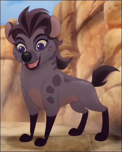 Comment s'appelle la hyène amie avec Kion ?