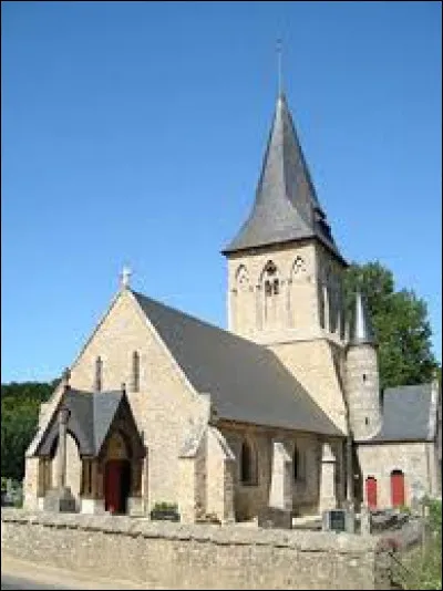 Vous avez sur cette image l'église Notre-Dame de Lamberville. Commune Seinomarine, elle se situe en région ...