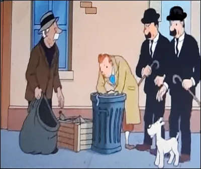 Que cherche-t-il dans cette poubelle ?