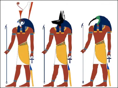 Complétez : Horus est l'une des plus anciennes divinités égyptiennes. Il était souvent représenté avec une tête...