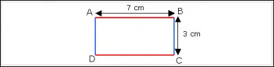 Si l'on sait que les mesures de deux côtés d'un rectangle sont de 3 cm et 8 cm, peut-on calculer son aire ?